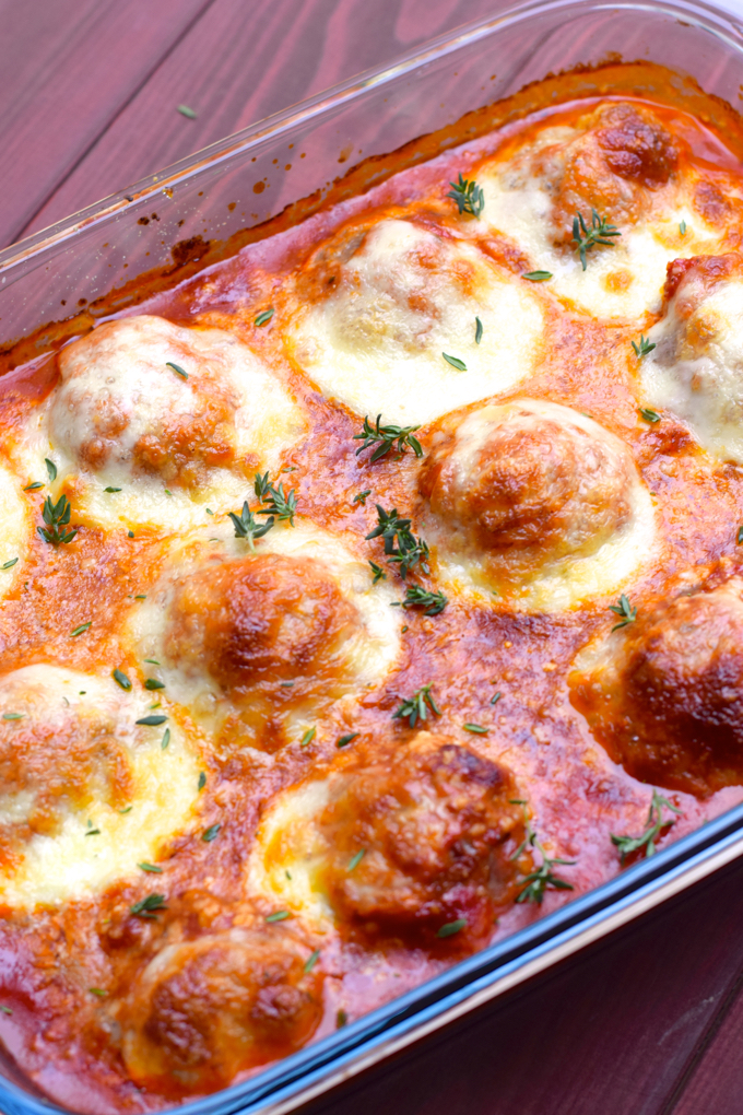 Hackbällchen in Tomatensoße