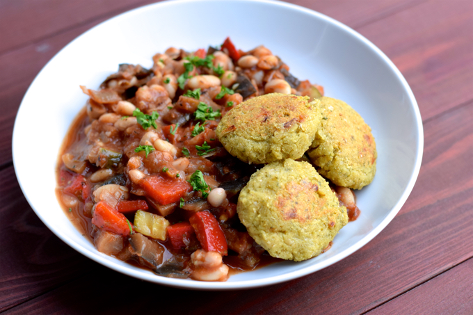 Ratatouille mit Falafel