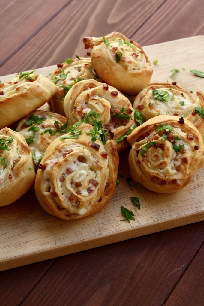 Flammkuchen Schnecken