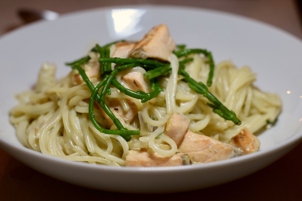 Pasta mit Lachs in Zitronensoße – Mit Pfeffer &amp; Liebe