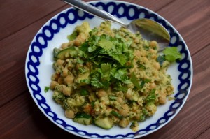 Freestyle Quinoa Gemüse Kichererbsen Gericht