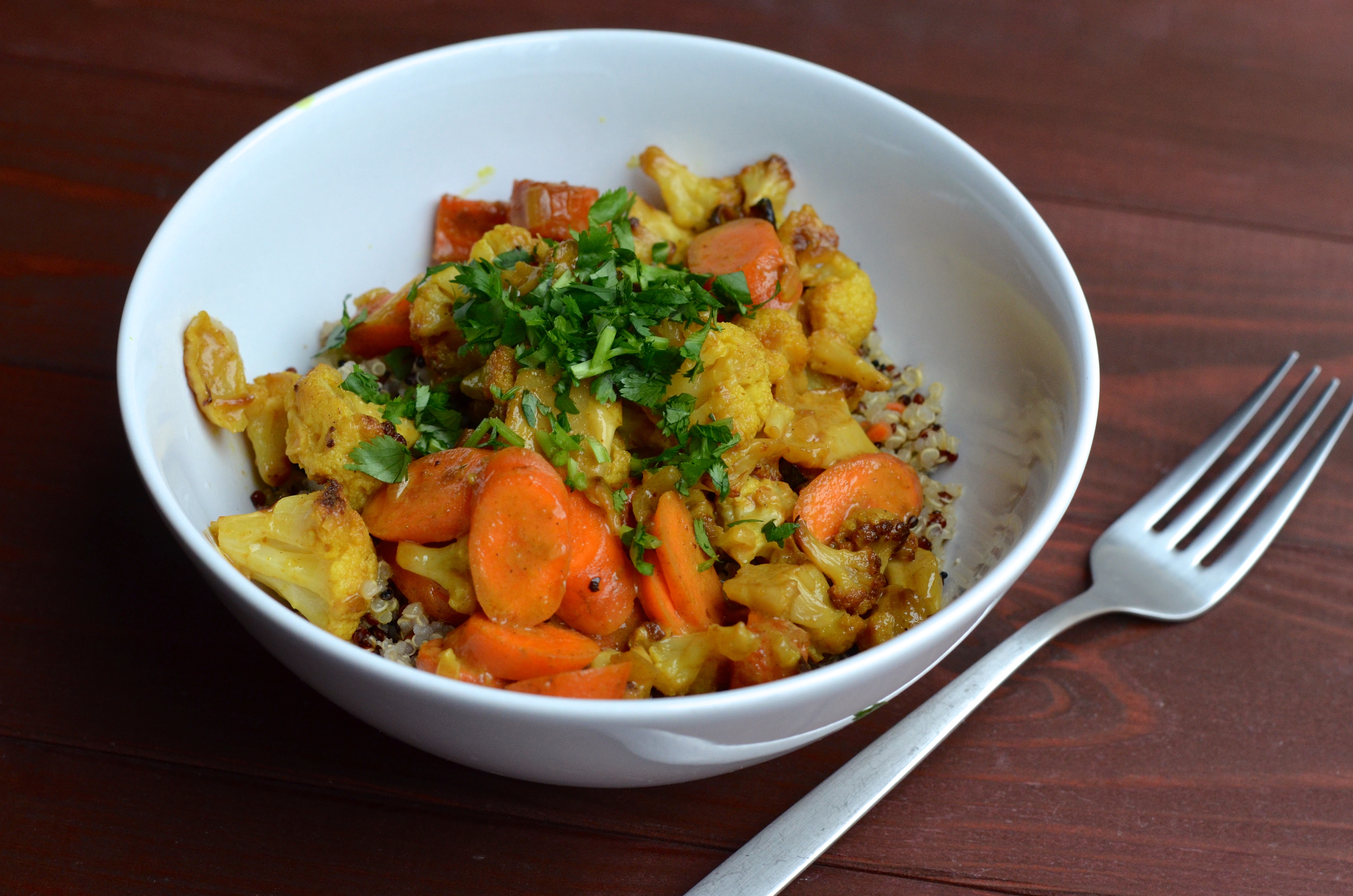 Blumenkohl Karotten Curry