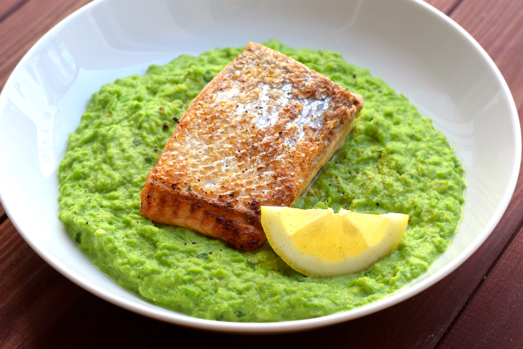 Sesam Lachs Mit ErbsenpüRee - Rezepte Suchen