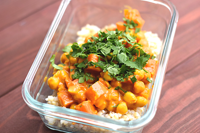 Kichererbsencurry mit Karotten